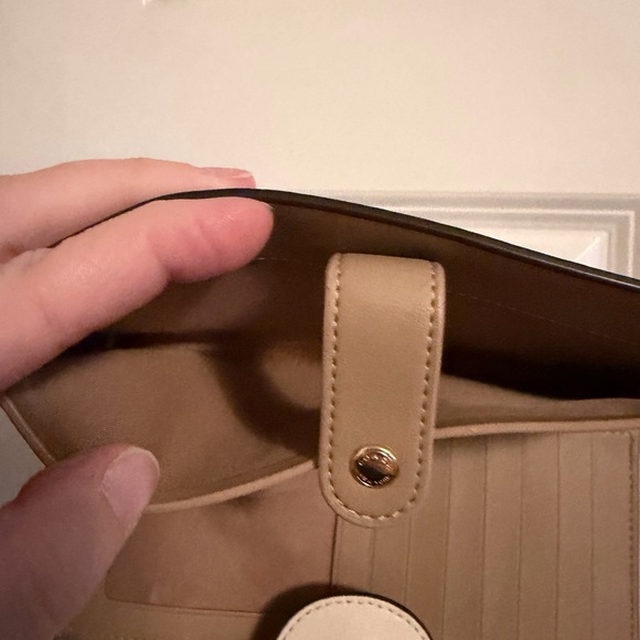 Coach Tan Wallet with Pink Floral Design - Picture 5 of 5